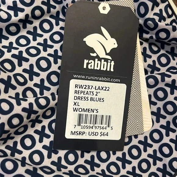 NWT Run in Rabbit Love All 4 inch Repeats XL - Picture 4 of 4